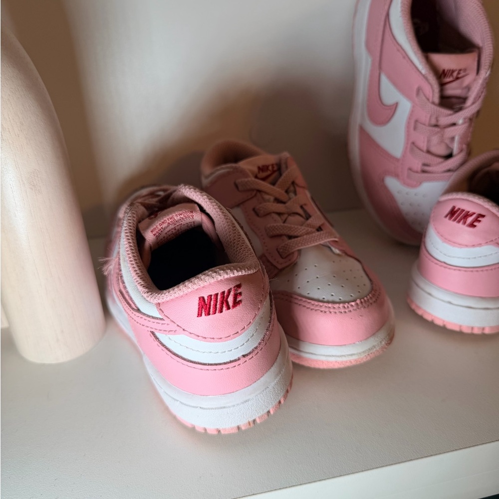 KIDS' TODDLER NIKE DUNK LOW CASUAL SHOES - Picture 6 of 11